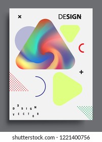 Colorful geometric background, modern abstract pattern. Vector templates for cover, template, decorated, brochure, flyer.

