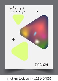 Colorful geometric background, modern abstract pattern. Vector templates for cover, template, decorated, brochure, flyer.

