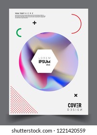 Colorful geometric background, modern abstract pattern. Vector templates for cover, template, decorated, brochure, flyer.
