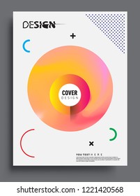 Colorful geometric background, modern abstract pattern. Vector templates for cover, template, decorated, brochure, flyer.
