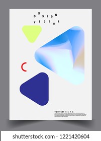 Colorful geometric background, modern abstract pattern. Vector templates for cover, template, decorated, brochure, flyer.
