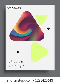 Colorful geometric background, modern abstract pattern. Vector templates for cover, template, decorated, brochure, flyer.
