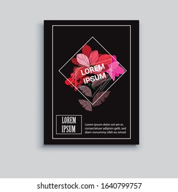 Colorful geometric background. Modern abstract covers set. Poster design. Geometric shapes background.Vintage covers.