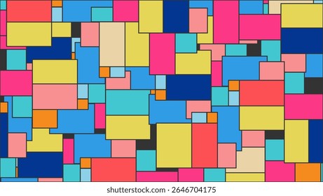 Colorful geometric background. Modern abstract promotional flyer background vector illustration set. Geometric template poster, brochure neo pattern