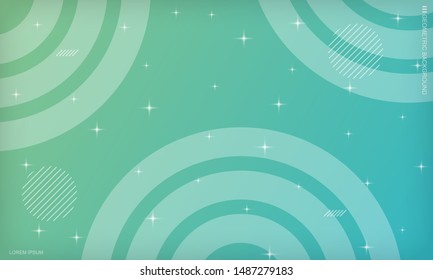 Colorful geometric background. Modern vector design template with trendy gradients.
