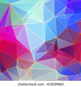 Colorful geometric background  mosaic covers design. patterm gradient low poly abstract art set bundle