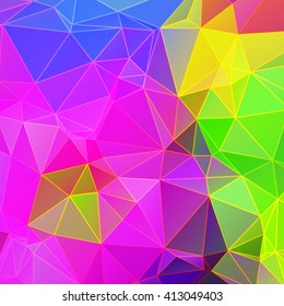 Colorful geometric background  mosaic covers design. patterm gradient low poly abstract art set bundle