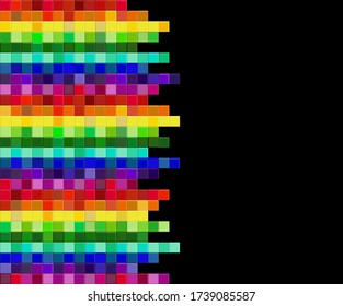 Colorful geometric
background. Mosaic tiles. Vector illustration.  