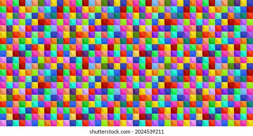 Colorful geometric
background. Mosaic tiles. Vector illustration.