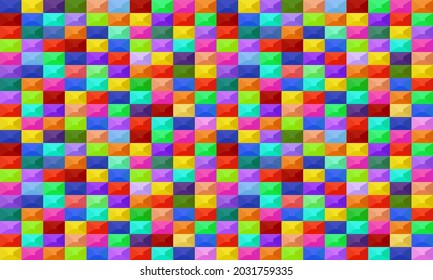 Colorful geometric
background. Mosaic tiles. Vector illustration. 