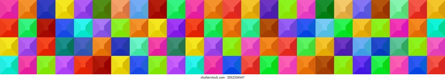Colorful geometric
background. Mosaic tiles. Vector illustration. 