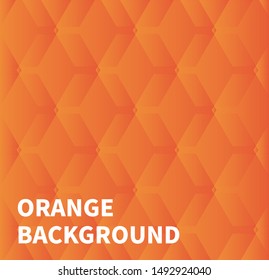 Colorful geometric background.The orange background.