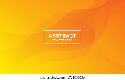 Colorful geometric background. Orange elements with fluid gradient. Dynamic shapes composition. Eps10 vector