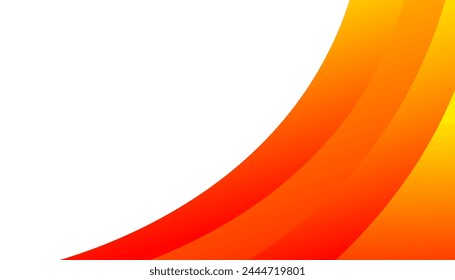Colorful geometric background. Orange elements with fluid gradient. can be used for banner, layout, annual report, web design. Eps10 vector
