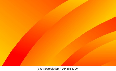 Colorful geometric background. Orange elements with fluid gradient. Creative illustration for poster, web, landing, page, cover, EPS 10
