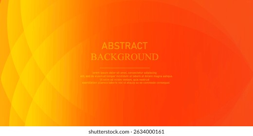 Colorful geometric background. Orange elements with fluid gradient. Dynamic shapes composition