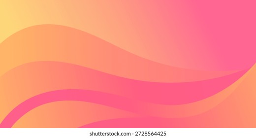 Fundo geométrico colorido. Elementos alaranjados com gradiente de fluido. Design de elemento criativo na ilustração de vetor