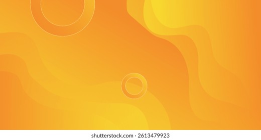 Colorful geometric background. Orange fluid shapes composition with trendy gradients. Liquid abstract background design. Futuristic design posters. Eps 10
