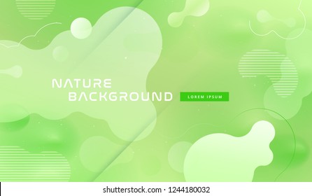 Colorful geometric background pattern. Fluid shapes composition with trendy gradients. Eps10 vector.