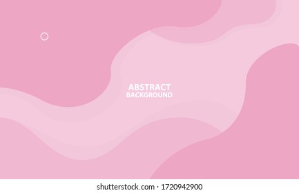 Fondo geométrico colorido. Elementos rosas con gradiente de fluido. Composición dinámica de formas. Vector Eps10