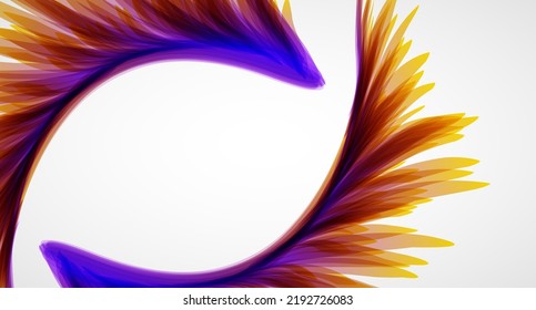 Colorful geometric background with plexus effect.