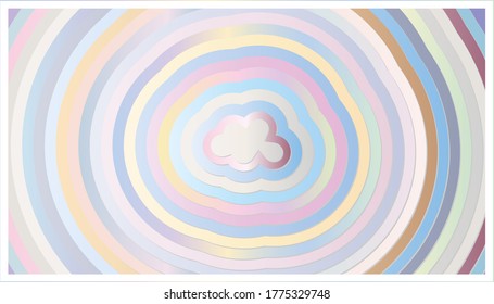 Colorful geometric background. rainbow composition. Pastel gradient. Eps10 vector.