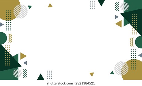 Farbiger geometrischer Hintergrund mit zufälligen Formen und Stilelementen