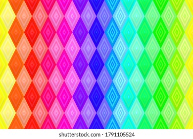Colorful geometric background. Seamless vector.