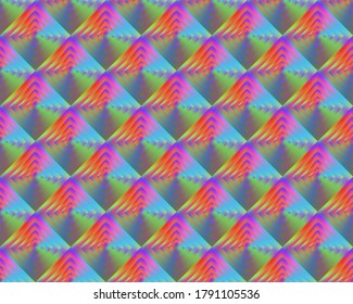 Colorful geometric background. Seamless vector.