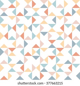 Colorful geometric background. Seamless vector pattern repeat.
