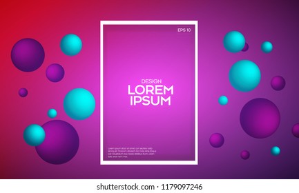 Colorful geometric background. Simple shapes composition. design layout for banner or poster.Eps10 vector.