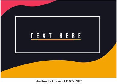 Colorful geometric background. simple wave. flat design background vector illustration