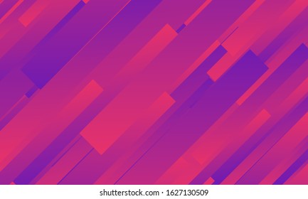 Colorful geometric background square dynamic shapes composition purple and pink vector design