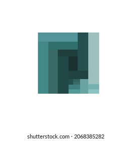 Colorful Geometric Background. style Pixel art.  abstract pattern background. 