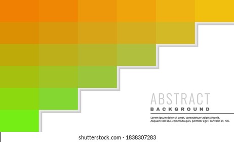 Colorful geometric background suitable for your design like wallpaper, cover, poster, flyer, banner, landing page, or business advertising. Brown, blue, green, yellow abstract texture.