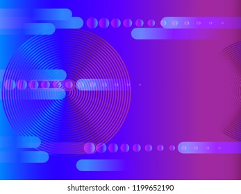 Colorful geometric background with trendy gradient texture. Design for covers, landing pages, web, banners, posters, phone screensavers.Eps10 vector.