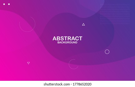 Colorful geometric background. Trendy gradient shapes composition. Cool background design for posters. Eps10 vector