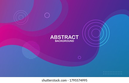 Colorful geometric background. Trendy gradient shapes composition. Cool background design for posters. Eps10 vector