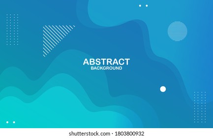 Colorful geometric background. Trendy gradient shapes composition. Cool background design for posters. Eps10 vector
