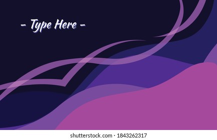 Fondo geométrico colorido. Composición de formas de degradado de moda. Diseño de fondo frío para afiches. Ilustración del vector