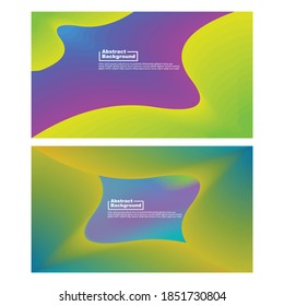 Colorful geometric background. Trendy gradient shape composition. Cool background designs for covers and all business. Vector illustration
