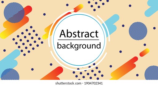 Colorful geometric background. Trendy gradient shapes composition. Cool background design for posters, web, timeline. Vector illustration