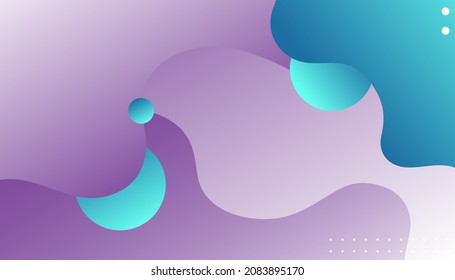 Fondo geométrico colorido. Composición de formas de degradado de moda. Ilustración moderna de diseño vectorial