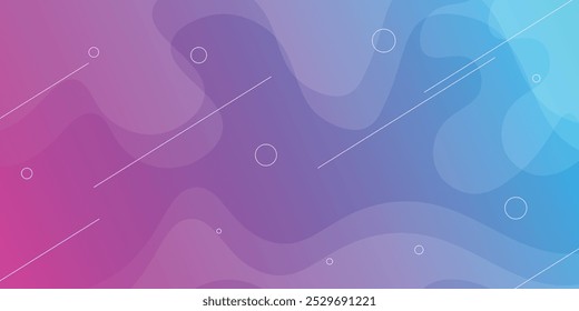 Colorful geometric background. Trendy gradient shapes composition. Cool background design for posters.