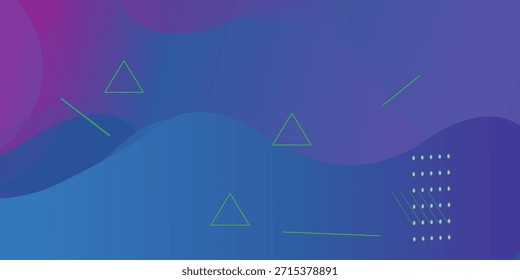 Fondo geométrico colorido. Composición de Formas de gradiente de moda. Diseño de fondo fresco para carteles. Ilustración vectorial