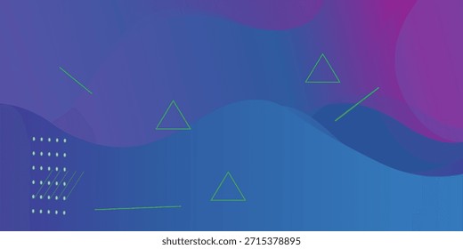 Fondo geométrico colorido. Composición de Formas de gradiente de moda. Diseño de fondo fresco para carteles. Ilustración vectorial