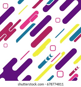 Colorful geometric background. Trendy image.