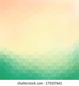 Colorful geometric background with triangles