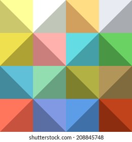 Colorful geometric background with triangles