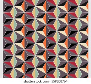 Colorful geometric background with triangles
